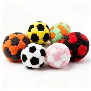 2.75 Inch Plush Soccer Hacky Sacks Soft Fleece Footbags For Kids Adults Y2K Nostalgia Skill Toy Outdoor Summer Camp Game Juggling Balls Aesthetic Sports Party Favors Coordination Gear