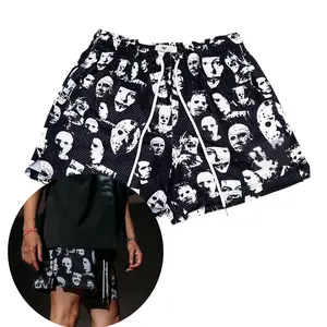 Horror Movie Short Movie character shorts men and women summer trend leisure outdoor