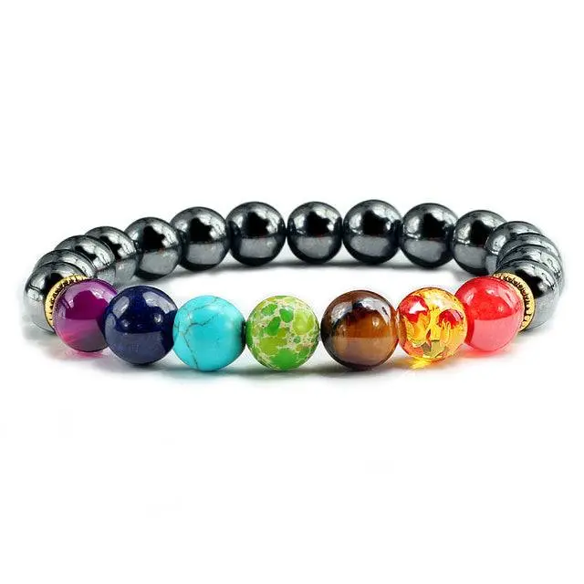 Hematite Chakra Bracelet - Natural Stone Energy Balancing Jewelry, Hematite Bracelet, Chakra Bracelet, Natural Stone Jewelry, Energy Balancing, Grounding Bracelet, HHematite Healing Bracelet, Jasper Chakra Bracelet, Spiritual Jewelry