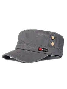 Men & Women's Adjustable Sun Protection Flat Top Military Hat - Perfect for Any Outfit! Sunscreen Hat All Seasons Hat