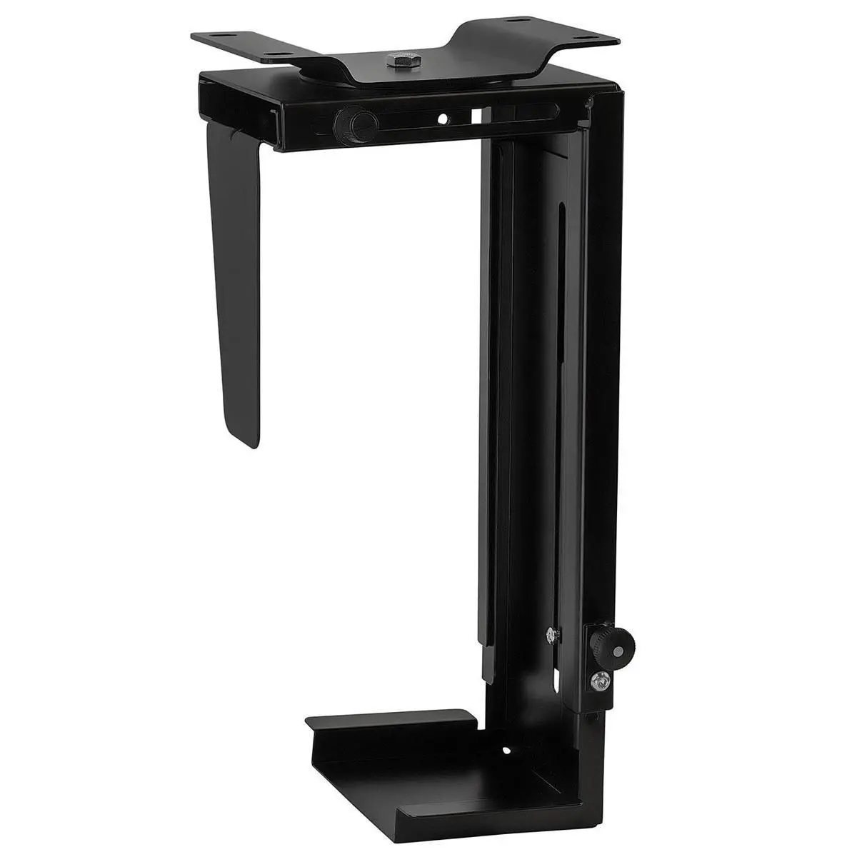 Mount-It! MI-7150 Adjustable Metal Bracket - Under Desk, Wall Mount for Computer Towers