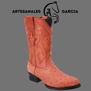 Puntal Boot 900 Ostrich Clone Cognac WD 228