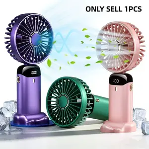 Upgrade Your Summer Travel Essentials, Portable Foldable Fan, Handheld Cooling Fan, USB Cooling Fan, USB Rechargeable Fan, Ideal for Outdoor Adventures & Vacation Must-Haves
