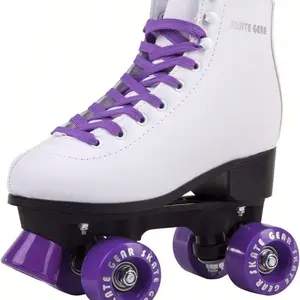 Skate Gear  men Retro Quad Design Roller Skates