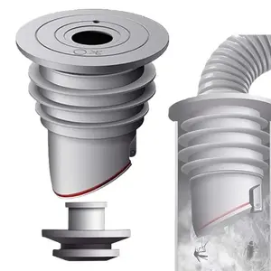 Washing Machine Hose Seal Cover, Drain Plug, Sink Stopper for Sink Pipes, Floor Drain Backflow Preventer, Gasket Drain Pipe Sealing, Plumbing Accessories