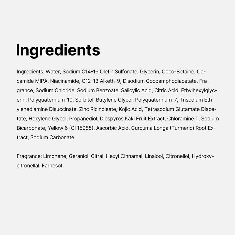 [NEW] [medicube] Kojic Acid Turmeric Vita Brightening Body Wash | For Troubled Skin, Uneven Skin | K-Beauty Gentle Cleanser, Body Wash, Korean Skincare