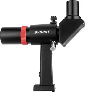 SVBONY SV182 Finderscope, Right-Angle Correct-Image Optical Finder, 6x30 Finder Scope for Astronomy Telescope, with Crosshair and Bracket