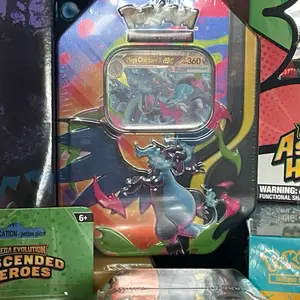 New Charizard Tins - Collectible Trading Card Game Storage Containers for Pokemon Fans