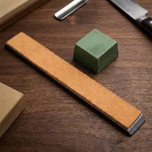 Professional Manual Sharpening Stone Set: High-Precision Knife Sharpening & Polishing Kit with Anti-Slip Grip, Leather Strop & Dual-Action Compound for Kitchen & Outdoor Knives. Restores Sharpness & Prevents Rust for Long-Term Performance.