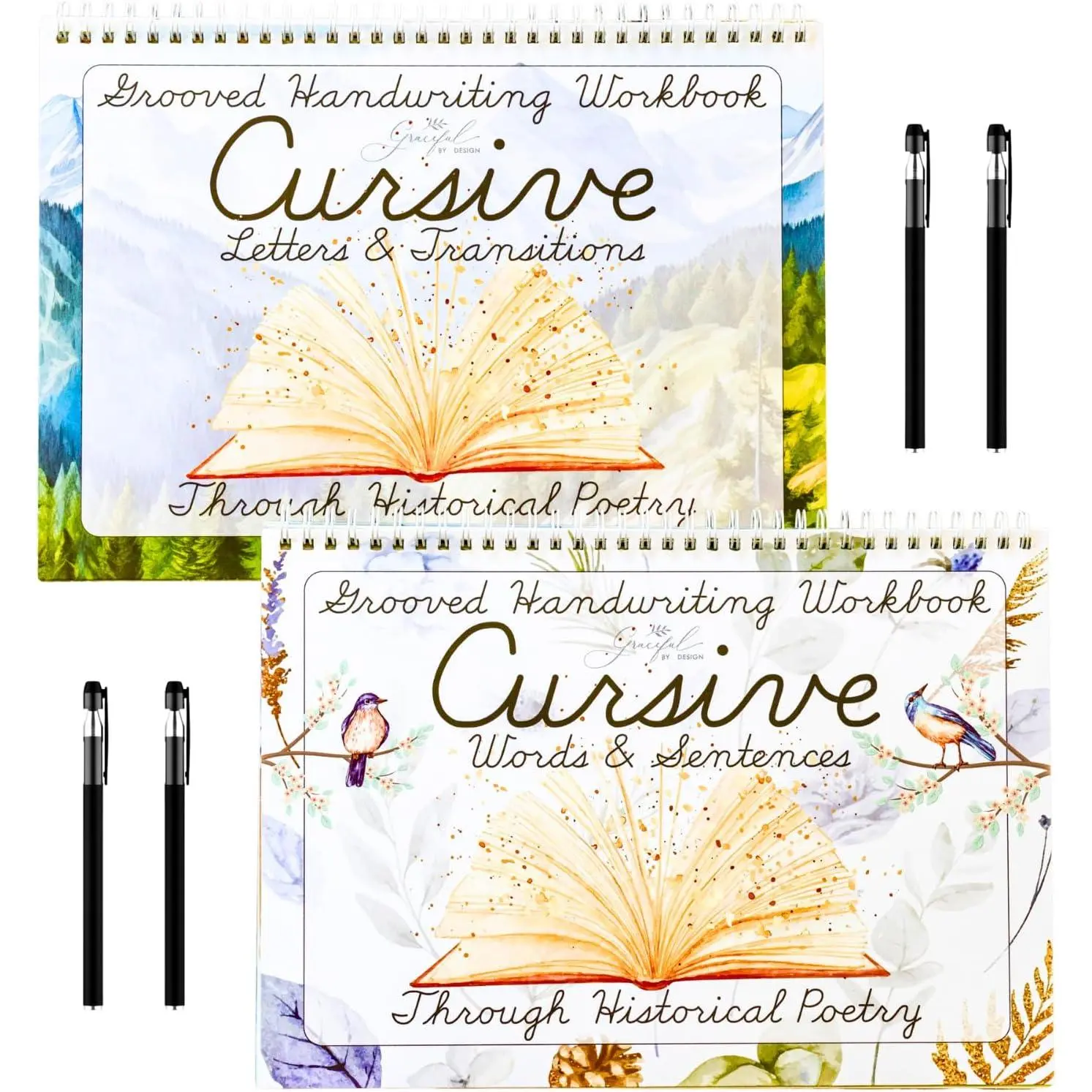 Magic Ink Cursive Writing Book Grooved Cursive Handwriting Workbook - Magic Reusable Grooved ...
