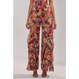 INTO THE THICK OF IT FLORAL CARGO PANT