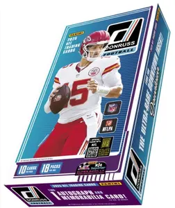Donruss 2025 Panini Donruss Football Hobby - 1 Autograph & 1 Memorabilia Card, 18 Rated Rookies, 42 Inserts