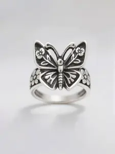1 PC Elegant Vintage Butterfly Zircon Ring for Women Fashion Jewelry for Festival Party Daily Clothing Decor Trendy Exquisite Wedding Engagement Promise Ring Ladies  Anniversary Party Birthday Valentine's Day Festival Gift for Girlfriend