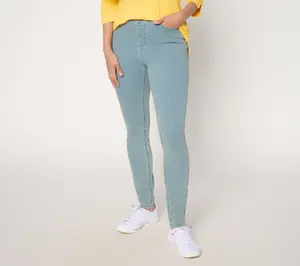 Denim & Co. Petite Pull-On Denim Jeggings