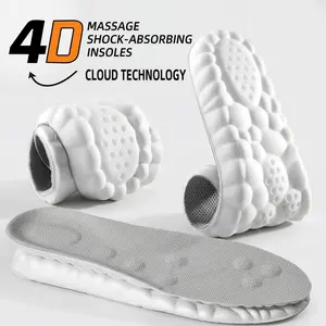 【New Arrival】Women's and men's sports insoles: sweat-wicking, odor-resistant, comfortable for long periods of standing, prevents pain, provides a "walking on clouds" feel, air cushioning, shock absorption, and soft latex sole for comfort.