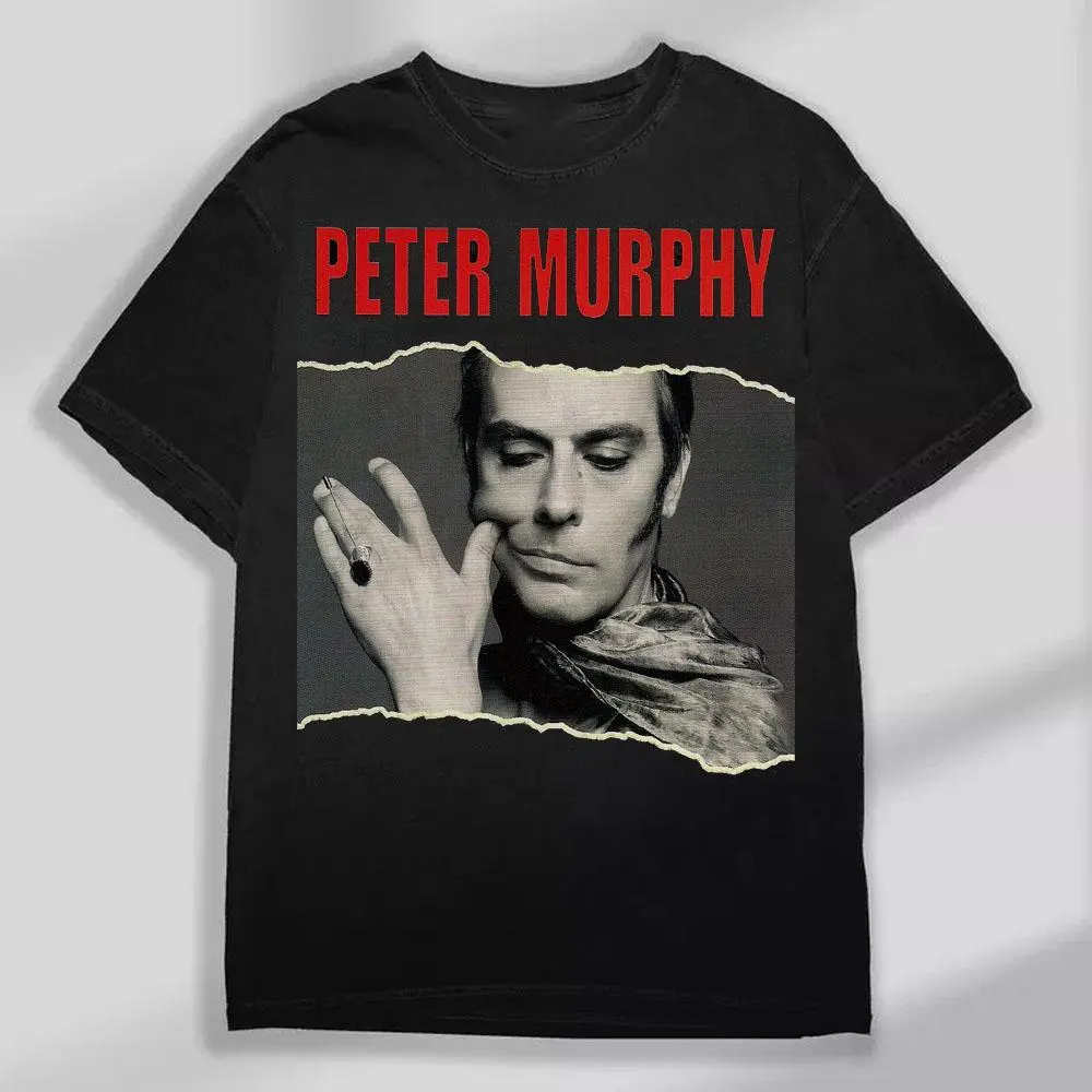 Peter Murphy Vintage Music T-Shirt, Gothic Rock Graphic Tee, Unisex Cotton Crewneck Apparel