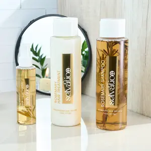 Rosemary Hair Tonic + Shampoo & Conditioner Bundle SET Selvatico - Hair Growth Treatment Set with Natural Rosemary, Paraben Free, Enhanced Hair Health Haircare Cleanser