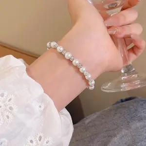 Elegant Gypsophila Pearl Bracelet for Women - Luxury Minimalist Design