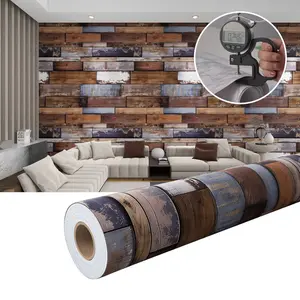 1 Roll Vintage Brick Pattern Wallpaper – Self-Adhesive Brick Wall Décor Sticker for Walls, Easy to Remove, Durable Vinyl Material, Waterproof, Realistic Textured Design, Perfect for Home Décor and Wall Decoration