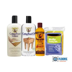 HOWARD Board Cleaner Kit - Household Cleaning Solution for Cutting Boards, Wood Surfaces, and Odor Removal