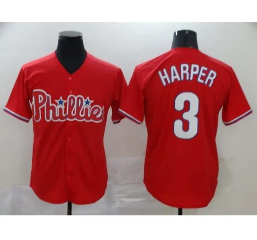 Phillies Fan Trendy Casual Breathable Football Jersey