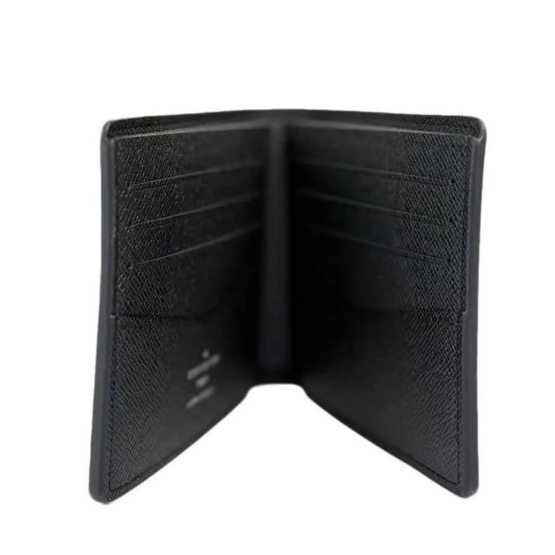 Pre-owned Louis Vuitton Leather Small Leather Goods Monogram Canvas Navy Wallet with Classic Logo Design and Durable Canvas Material