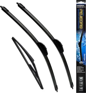 3 x OEM Wiper Blades, Replacement Wiper Blades for Nissan Rogue 2014-2023/Nissan Pathfinder 2013-2013, (26" & 17" Front Wipers + 12" Rear Wiper Blades)