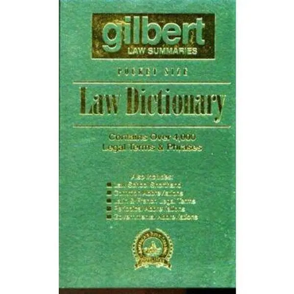 USED-Gilbert Law Summaries Pocket Size Law Dictionary: Contains over 4,000 Legal Terms & Phrases by Gilbert Law Summaries (Paperback)
