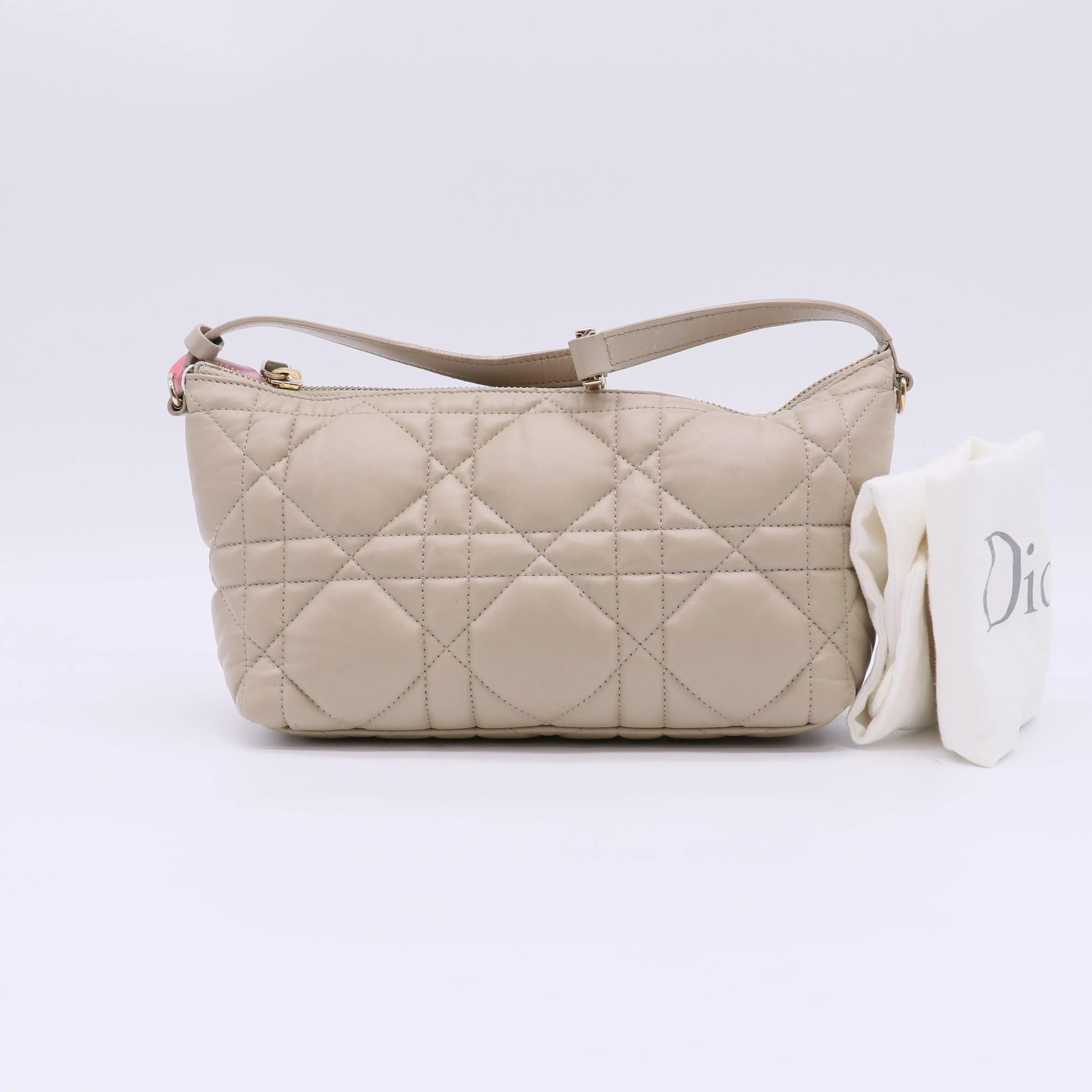 Pre-owned Dior Leather Clutches & Wristlets Christian DiorTravel Nomad Pouch twins LDJ5118