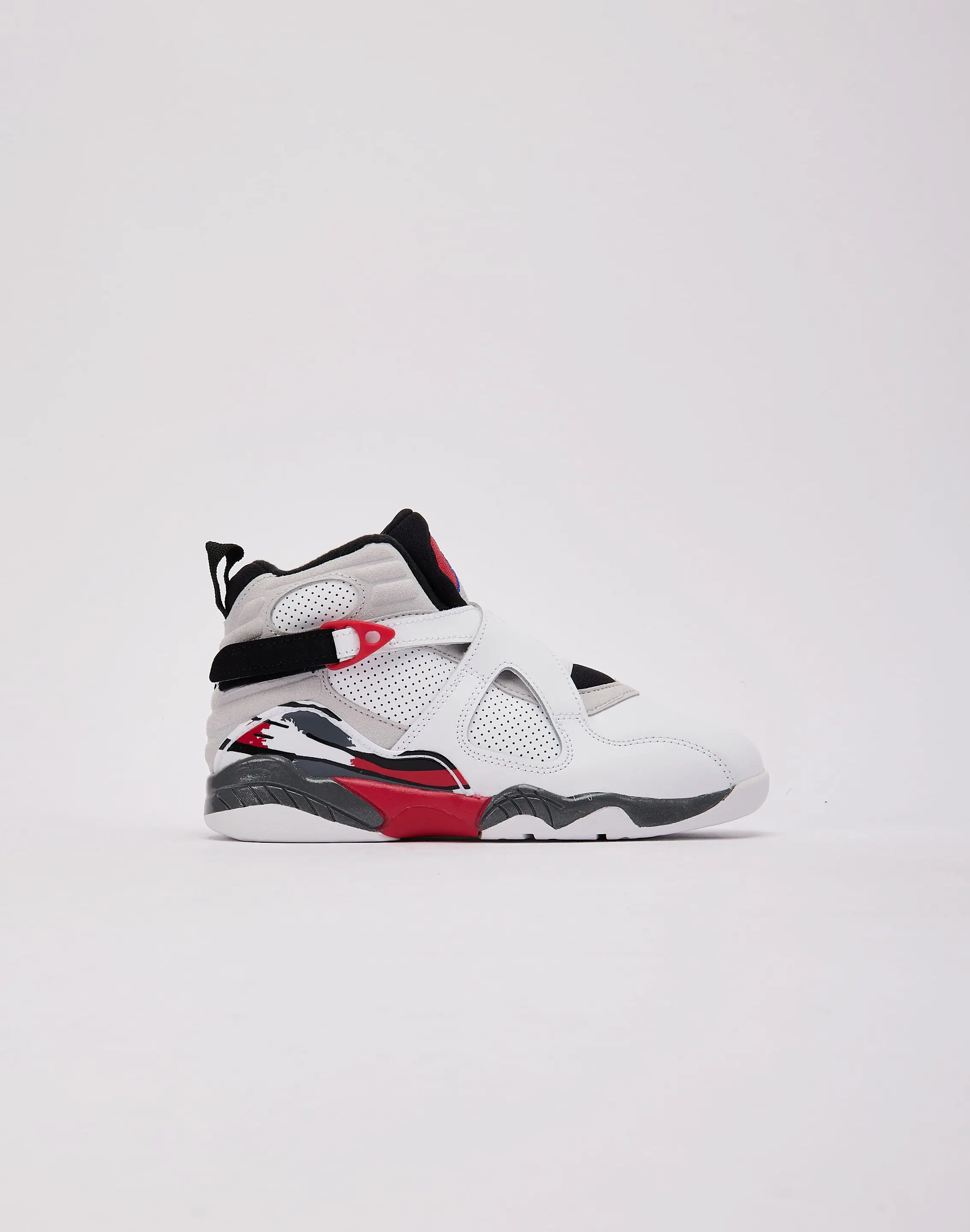 Kids Jordan Air Jordan 8 Retro 'White and True Red' Pre-School