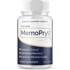 (1 Pack) MemoPryl Nootropic All Natural Brain Supplement Memo Pryl 60 Capsules