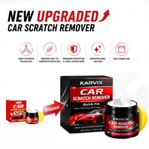 Car Scratch Remover Wax 100g Car Paint Scratch Repair Cream Surface Polish Restore Gloss Shine Vehicle Scratch Fix DIY Car Care Protection Maintenance