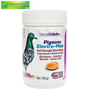 Pigeons Electro-max  300 gr formula concentrada  multivitamina.  Aminoácidos , probios y electrolitos