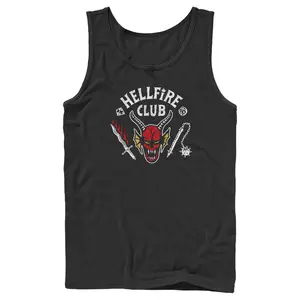 Men's Stranger Things Hellfire Club Costume Tank Top