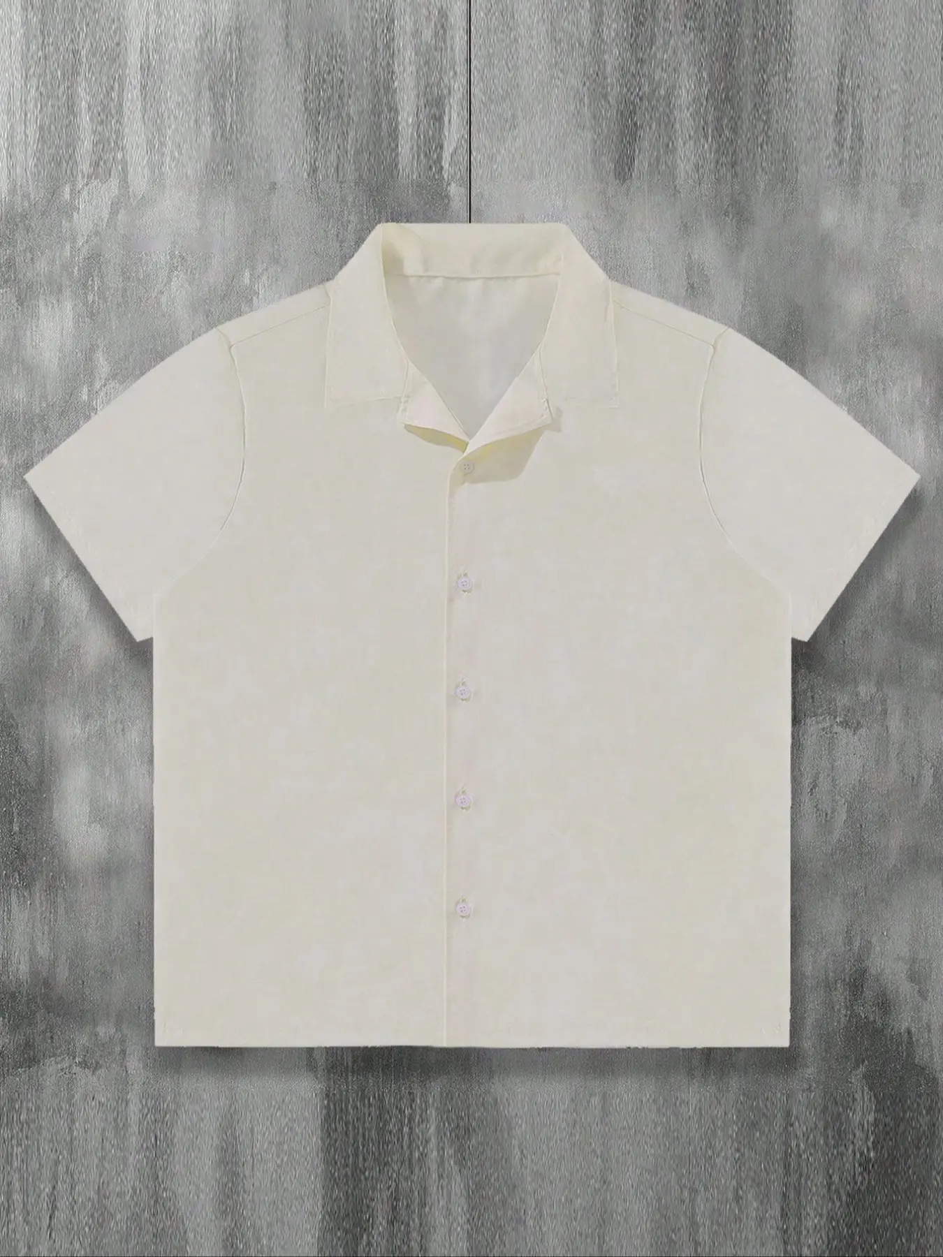 Men's short sleeved shirt, casual single row button summer men's breathable outdoor sports fashion men's clothing