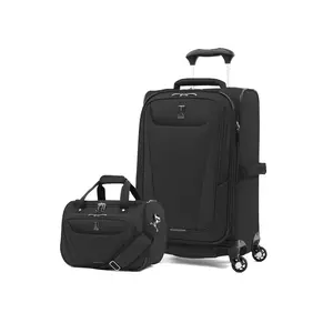 Travelpro Maxlite 5 Softside 2pc Set Expandable Carry On Luggage with 4 Spinner Wheels/Soft Underseat Tote, 2-Piece Set (21-Inch/Tote)