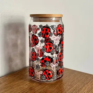 16 oz. Ladybug Bow Cup