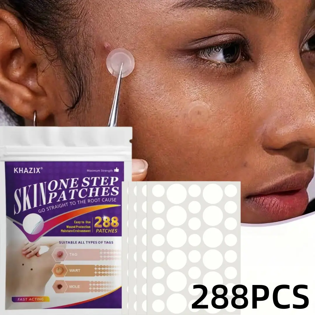 288pcs Invisible Transparent Acne Pimple Patches, Lightweight Comfortable Breathable Facial Cleansing Strips, Unisex Adult Skincare, Sensitive Skin Friendly