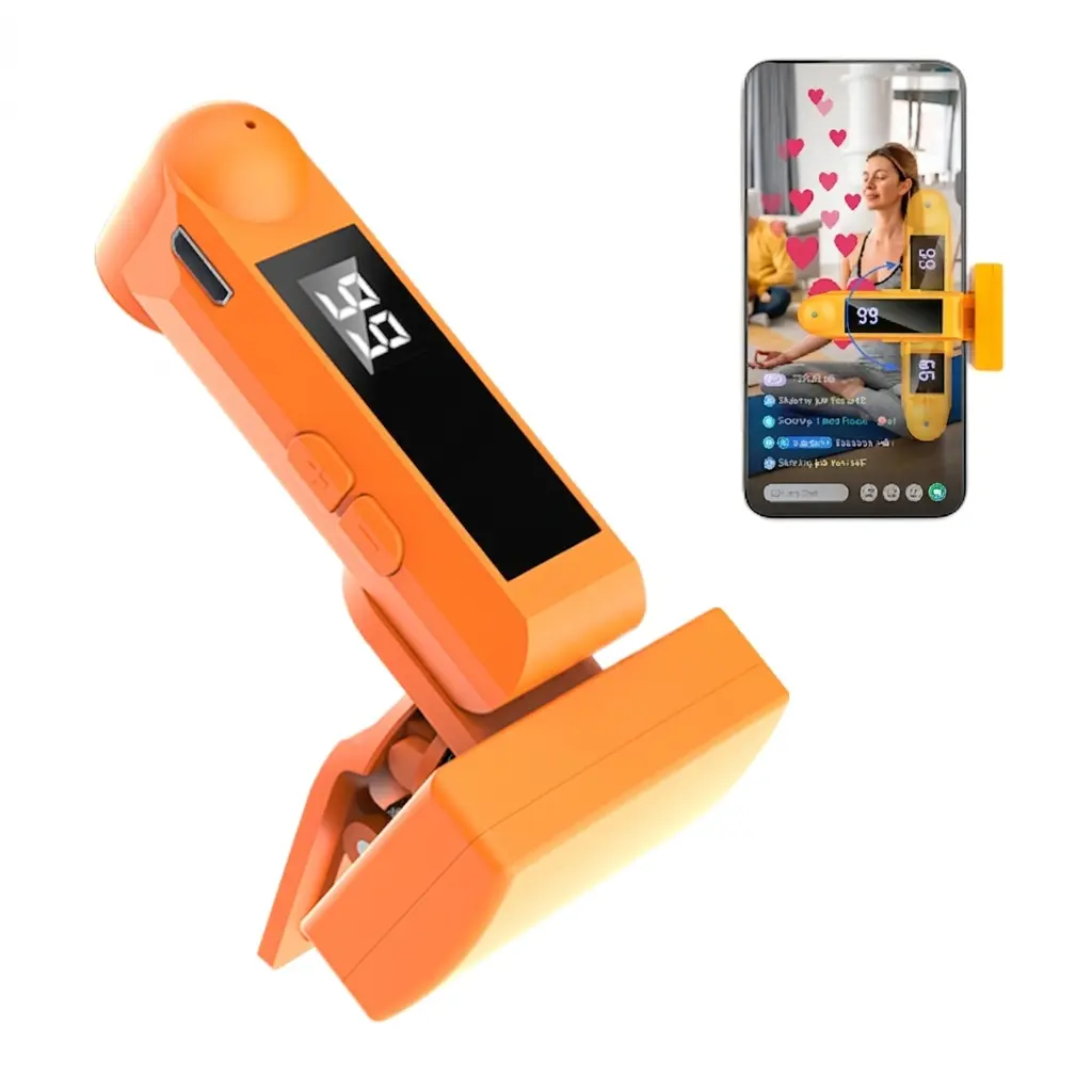 2026 Upgraded Cordless Rechargeable Smartphone Auto Clicker Gadget - Built-in Battery, Game Continuous Click, Live Stream Likes, Fast Trading, Reward Tasks, Portable Selfie Tool, Accessories