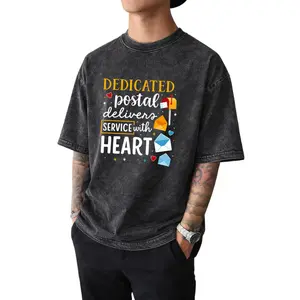 Comfortable Washed USPS Mail Carrier T-Shirt – Show Postal Worker Pride