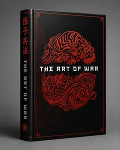 The Art of War by Sun Tzu - Literature & Art Book for Business Leadership, Warfare Strategy with Wisdom, Battlefield Insights, Competitive Advantage, Deception Tactics, Interpersonal Skills
