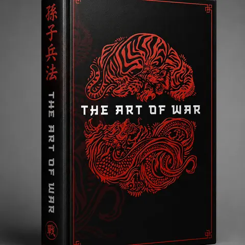 The Art of War by Sun Tzu - Classic 196-Page Standard Size Paperback Literature & Art Book, Strategy Guide for Business Leaders, with Strengths vs. Foe Analysis, Weakness Adaptation Insights, Conflict Resolution, Deception Tactics, Decision-Making