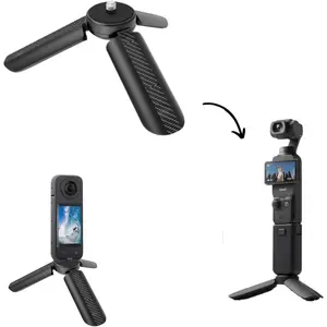 Mini Tripod Desktop Stand Extension Holder Compatible with DJI  Pocket 3/ Pocket 2, DJI Action 4/3, Insta360 X2/ X3/ X4,  Camera Accessories