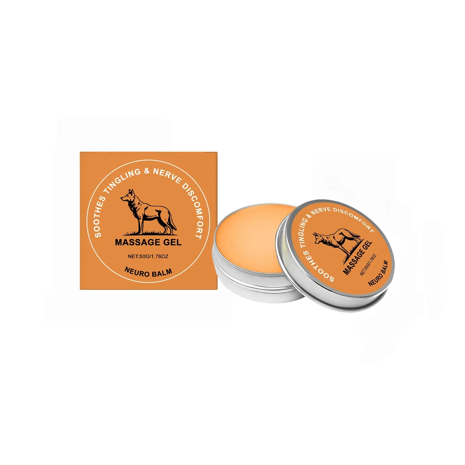Therawolf Neuro Balm, Nerve Relief Balm for Neuropathy, Natural Herbal Joint Care Cooling Soothing Massage Cream with Magnesium and Menthol, Joint & Muscle Care Ointment (1)