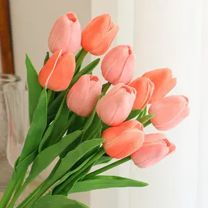 Tulip Artificial Flowers, Luxurious Living Room Decor, Elegant Home Ornament, Perfect for Modern Interiors, High-Quality Floral Arrangement, Artificial Flower Arrangements, Artificial Bouquets, Fake Flower