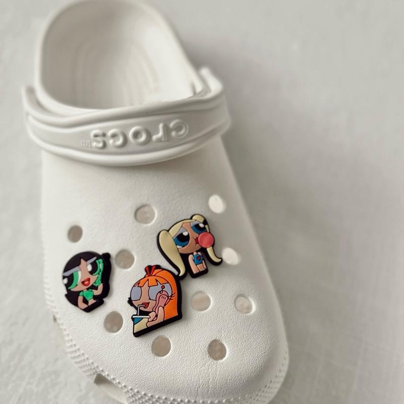 Crocs Girly Cartoon Girl Croc Charms for Kids Fun & Stylish Shoe Accessories Perfect for Croc Shoes
