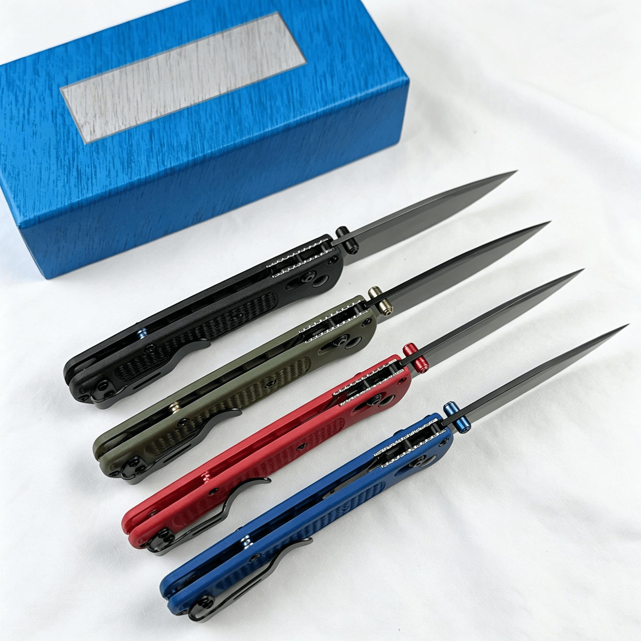 535Durable EDC Folding Flipper pocket Knife, Slim Light Body, Practical One Hand Open For Everyday Outdoor Use