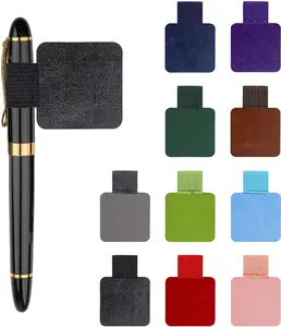 Pen Loop Holder, 10 Pack Self-Adhesive Pen Holder Pencil Elastic Loop Mixed Color Pen Loops Elastic Pen Holder Designed for Notebooks, Journals, Calendars 10 Colors