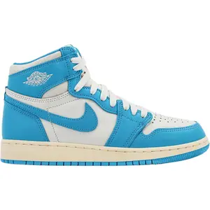 Youth Jordan 1 Retro High OG DK Powder Blue (FD1437 402) (GS)