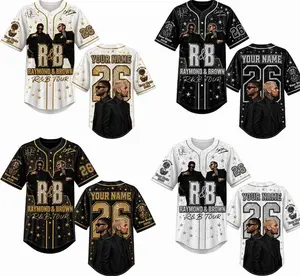 Style Brown and U Raymon and Brown R&B Tour Baseball Jersey gift for true fans